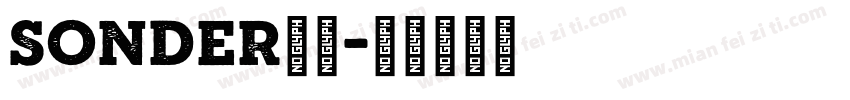 SONDER字体字体转换