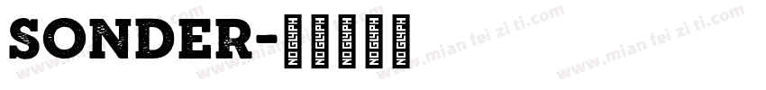 Sonder字体转换