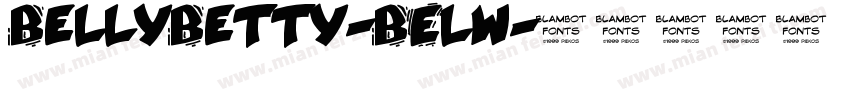 BellyBetty-BElw字体转换