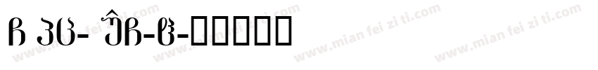 GBpc-BUC-H字体转换