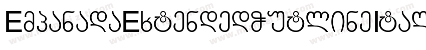 EmpanadaExtendedOutlineItalic-BevG字体转换