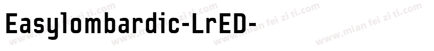 Easylombardic-LrED字体转换