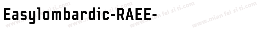 Easylombardic-RAEE字体转换