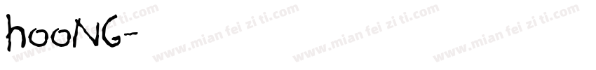 HooNG字体转换