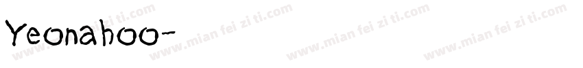 Yeonahoo字体转换