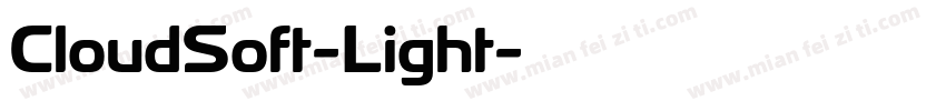 CloudSoft-Light字体转换
