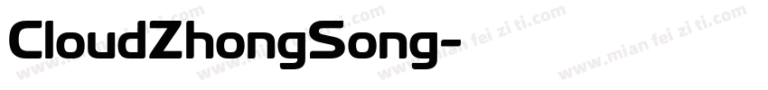 CloudZhongSong字体转换