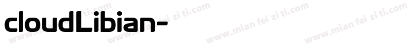 cloudLibian字体转换