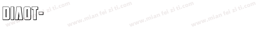 Diaot字体转换