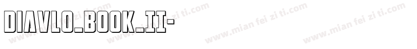 Diavlo_BOOK_II字体转换