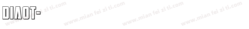 Diaot字体转换