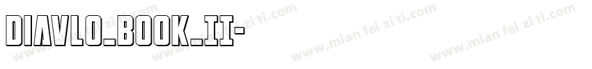 Diavlo_BOOK_II字体转换