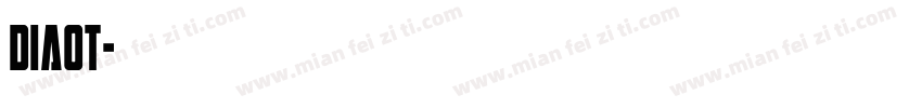 Diaot字体转换