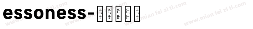 essoness字体转换