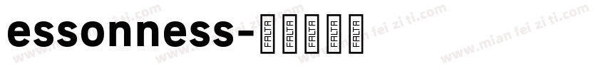 essonness字体转换