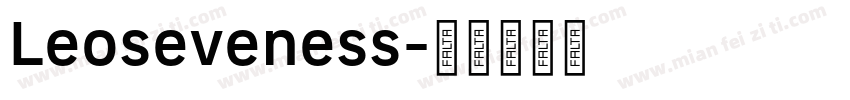 Leoseveness字体转换