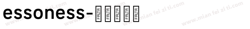 essoness字体转换
