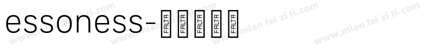 essoness字体转换
