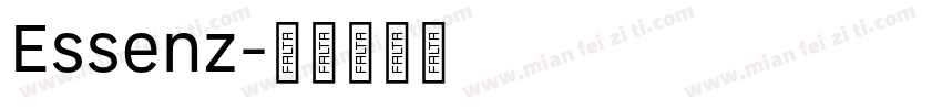 Essenz字体转换