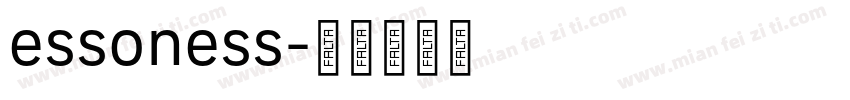 essoness字体转换