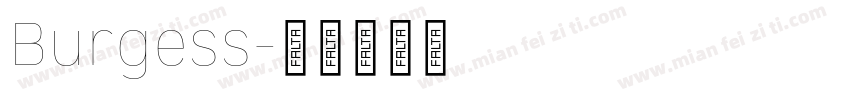 Burgess字体转换