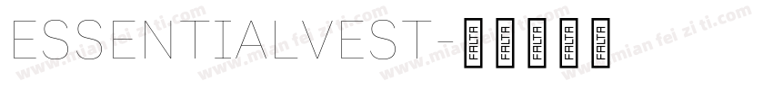 ESSENTIALVEST字体转换