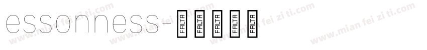 essonness字体转换