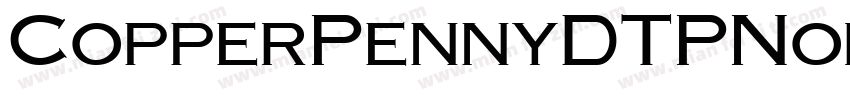 CopperPennyDTPNormal字体转换