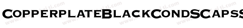 CopperplateBlackCondSCapsSSK字体转换
