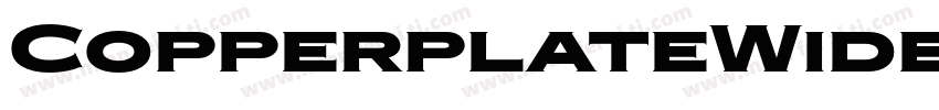 CopperplateWideLight字体转换