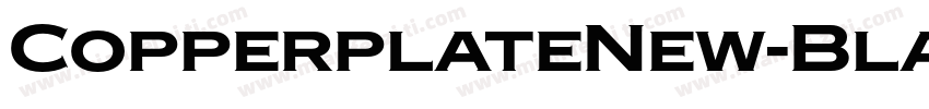 CopperplateNew-Black字体转换