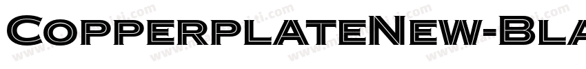 CopperplateNew-Black字体转换