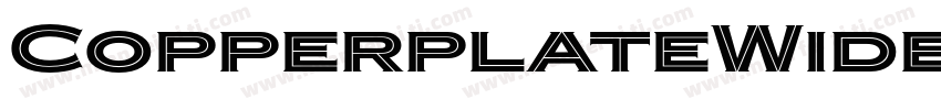 CopperplateWideRegular字体转换