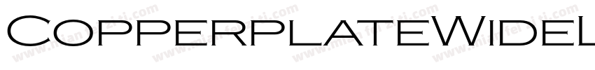 CopperplateWideLight字体转换