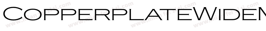 CopperplateWideMedium字体转换