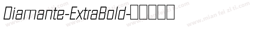 Diamante-ExtraBold字体转换