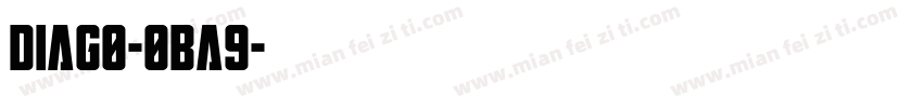 Diag0-0Ba9字体转换