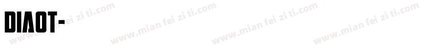 Diaot字体转换