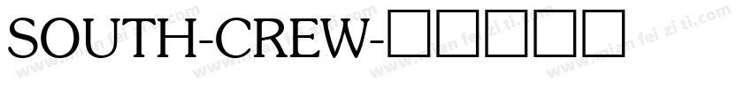 SOUTH-CREW字体转换