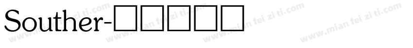 Souther字体转换