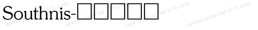 Southnis字体转换
