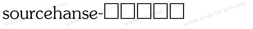 sourcehanse字体转换