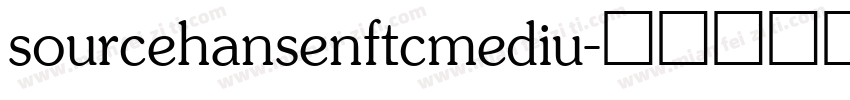 sourcehansenftcmediu字体转换