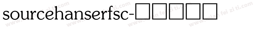 sourcehanserfsc字体转换