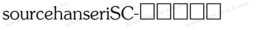 sourcehanseriSC字体转换