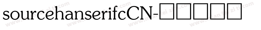sourcehanserifcCN字体转换