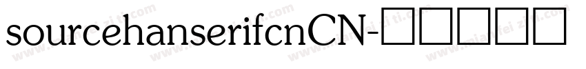 sourcehanserifcnCN字体转换