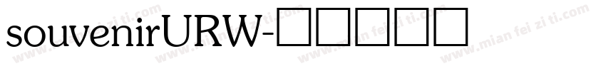 souvenirURW字体转换
