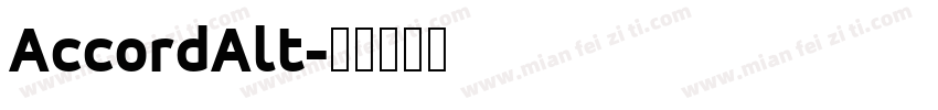 AccordAlt字体转换