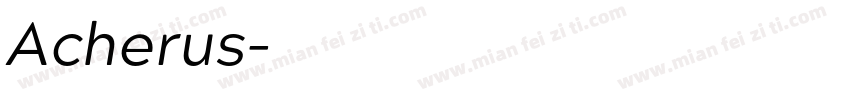 Acherus字体转换